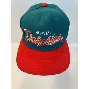 Vintage Miami Dolphins Pro Specialties NFL Wool Hat Cap Size 7 1/4"